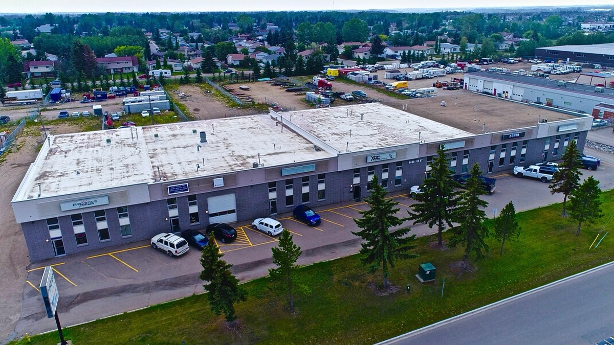 Red Deer Industrial Plaza after renovation