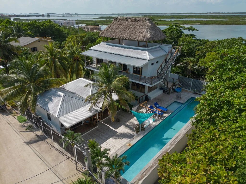 Three by the Sea estate on Ambergris Caye, Belize